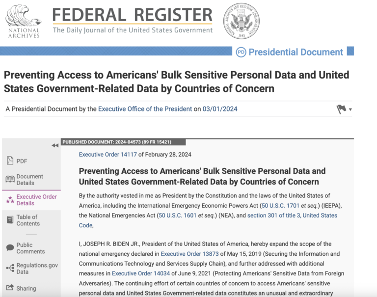 Adapting to the DOJ’s New Cybersecurity Rules on Data Transfers